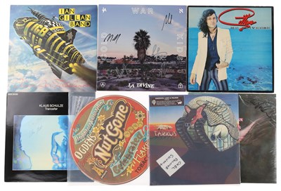 Lot 244 - PROG / ROCK / KRAUT SIGNED LPS INC IAN GILLAN / KENNEY JONES / KLAUS SCHULZE.