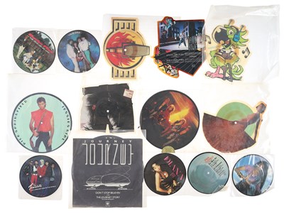 Lot 1094 - PICTURE DISC COLLECTION OF VARIOUS SIZES INCLUDING JOURNEY, THE ROLLING STONES