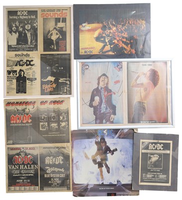 Lot 342 - AC/DC - LARGE POSTER COLLECTION.