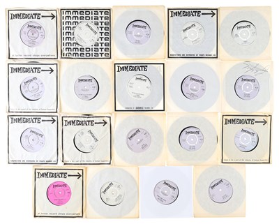 Lot 1101 - IMMEDIATE LABEL 7" PACK INCLUDING RARITIES NICKY SCOTT, DUNCAN BROWNE