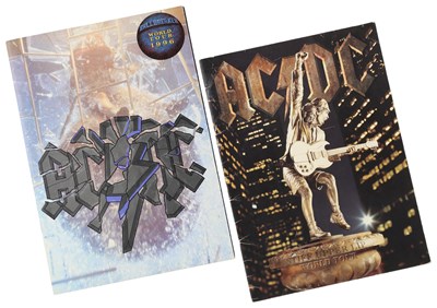 Lot 346 - AC/DC - SIGNED PROGRAMMES.