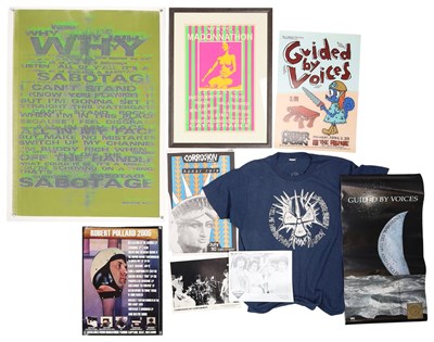 Lot 179 - INDIE / ALT POSTERS AND PRINTS INC BEASTIE BOYS / POLVO.
