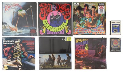 Lot 1037 - SEALED MIXED 60'S AND 70'S MODERN PRESSING ROCK LP'S INCLUDING WAR OF THE WORLDS