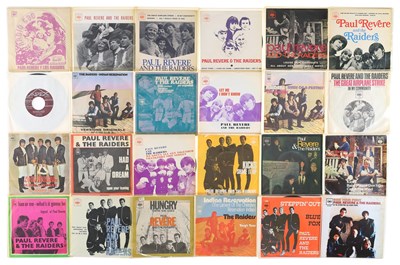 Lot 1184 - PAUL REVERE / THE RAIDERS / MARK LINDSAY - 7" COLLECTION