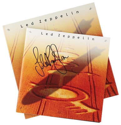 Lot 287 - LED ZEPPELIN - ATLANTIC RECORDS BOX SET SIGNED BY JOHN PAUL JONES.