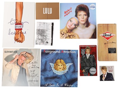 Lot 250 - SIGNED BOOKS AND BOXSETS INC KYLIE / GLEN MATLOCK / TWIGGY.