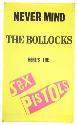 Lot 491 - THE SEX PISTOLS - ORIGINAL NEVER MIND THE BOLLOCKS BILLBOARD POSTER.