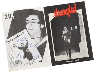 Lot 473 - THE STRANGLERS - SIGNED COPY OF 'STRANGLED'.