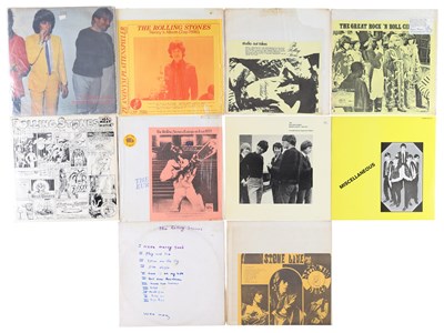 Lot 1206 - THE ROLLING STONES - PRIVATE PRESS & LIVE LPS