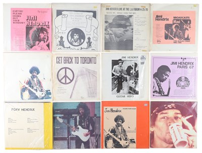 Lot 1207 - JIMI HENDRIX - PRIVATE PRESSINGS - LP COLLECTION