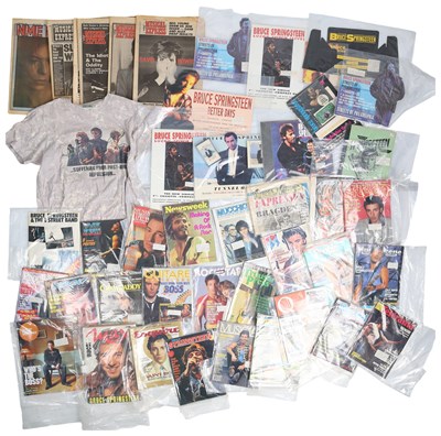 Lot 332 - BRUCE SPRINGSTEEN - LARGE COLLECTION OF MEMORABILIA.