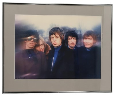 Lot 317 - THE ROLLING STONES - VINTAGE FRAMED ARCHIVAL GERED MANKOWITZ PRINT.