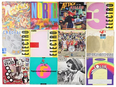 Lot 1212 - MIXED GENRE COMPILATION LP'S INCLUDING ROCK, POP, NEW WAVE, PUNK, HOUSE, ELECTRO ETC