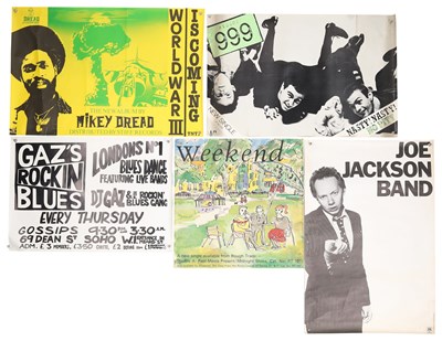 Lot 181 - 1970S POSTER COLLECTION INC JOE JACKSON.