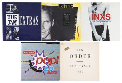 Lot 1218 - NEW WAVE, COOL POP AND MORE GREAT HITS AND RARITIES LP PACK INCLUDING THE JAM