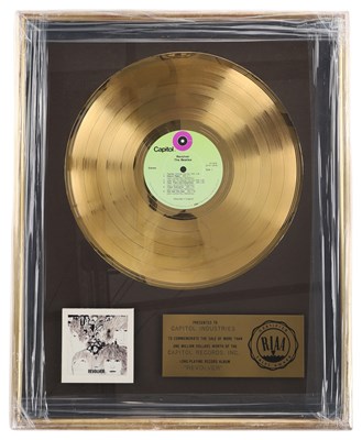 Lot 270 - BEATLES RIAA CAPITOL GOLD DISC FOR REVOLVER.