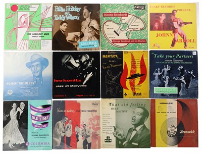 Lot 1220 - JAZZ, BLUES AND ROCK 'N' ROLL 10"S AND 78'S COLLECTION INCLUDING CHARLIE PARKER, BILLIE HOLIDAY