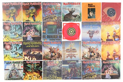 Lot 1238 - IRON MAIDEN, KISS, MOTORHEAD, QUEEN 7" SINGLES COLLECTION