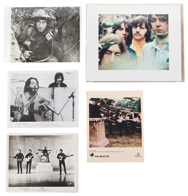 Lot 273 - THE BEATLES - LET IT BE / HELP! - ORIGINAL PRESS / PROMO PHOTOGRAPHS.