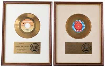 Lot 267 - ORIGINAL RIAA GOLD DISC AWARDS.