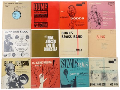 Lot 1243 - 10" AND 7" JAZZ, BLUES, SWING AND MORE INCLUDING BLUE NOTE AND RIVERSIDE LABELS