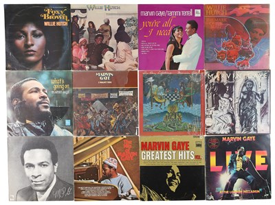Lot 1244 - WILLIE HUTCH, MARVIN GAYE, STEVIE WONDER LP PACK