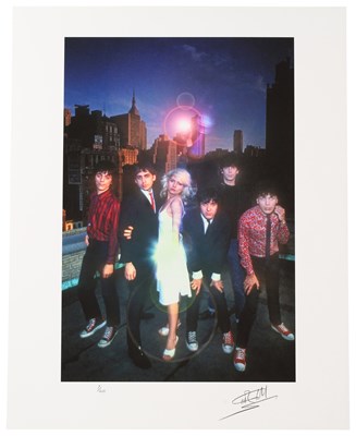 Lot 135 - DEBBIE HARRY / BLONDIE - SIGNED LIMITED EDITION MARTYN GODDARD PRINT.