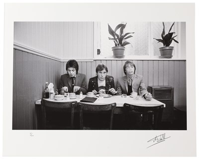 Lot 361 - MARTYN GODDARD - THE JAM - FRANK'S CAFE, 1978 - SIGNED LIMITED EDITION PRINT.