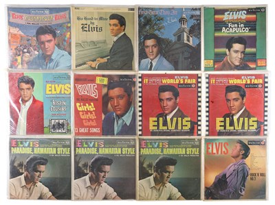 Lot 1249 - ELVIS PRESLEY LP COLLECTION INCLUDING SILVER, RED, ORANGE RCA LABEL RELEASES