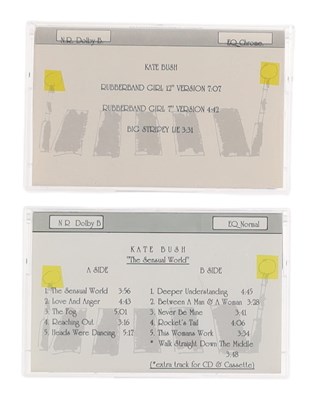 Lot 357 - KATE BUSH - ORIGINAL ABBEY ROAD CASSETTES.