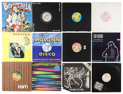 Lot 1235 - FUNK DISCO BOOGIE SOUL 12" - LARGE COLLECTION - RAYDIO, RAY MUNNINGS, PROMOS + MORE