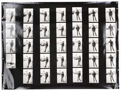 Lot 333 - BRUCE SPRINGSTEEN - LARGE FORMAT TERRY O'NEILL LIMITED EDITION SIGNED CONTACT SHEET PRINT.