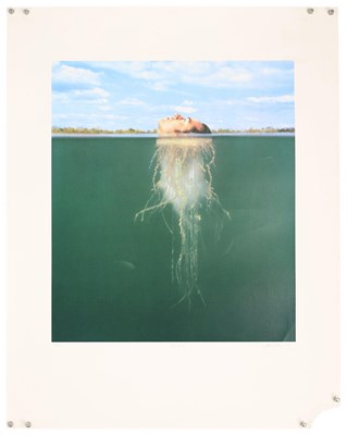Lot 138 - THE MARS VOLTA - STORM THORGERSON SIGNED ALBUM COVER PRINT.