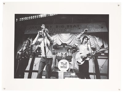 Lot 139 - THE WHO - COLIN JONES SIGNED LIMITED EDITION 1964 PHOTO PRINT.