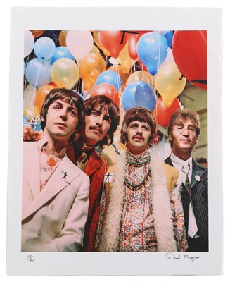 Lot 274 - THE BEATLES - DAVID MAGNUS - LIMITED EDITION SIGNED PHOTOGRAPH.
