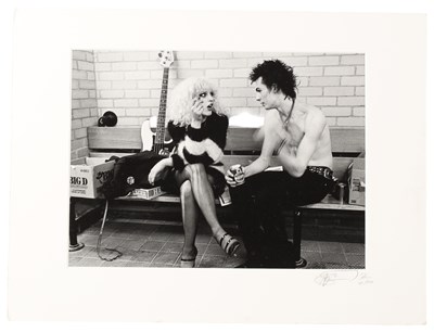 Lot 501 - SEX PISTOLS - DENNIS MORRIS - SIGNED LIMITED EDITION PRINT.