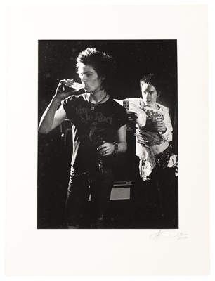 Lot 502 - SEX PISTOLS - DENNIS MORRIS - SIGNED LIMITED EDITION PRINT.