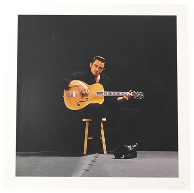 Lot 143 - JOHNNY CASH - LIMITED EDITION PHOTO PRINT.