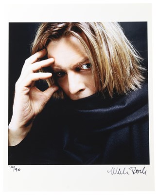 Lot 368 - DAVID BOWIE - MICK ROCK SIGNED LIMITED EDITION PRINT.