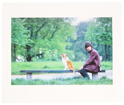 Lot 321 - THE ROLLING STONES - KEITH RICHARDS - PHOTOGRAPHER SIGNED PRINT.