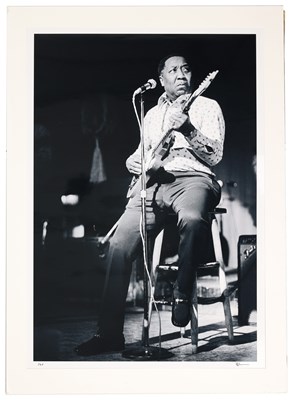 Lot 146 - MUDDY WATERS - LIMITED EDITION PHOTOGRAPHER SIGNED PRINT.