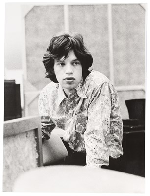 Lot 322 - THE ROLLING STONES - MICK JAGGER GERED MANKOWITZ LARGE FORMAT PHOTO PRINT.