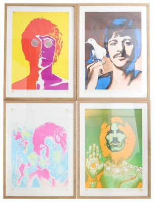 Lot 262 - THE BEATLES - A FULL SET OF DAILY EXPRESS PRINTS BY RICHARD AVEDON.