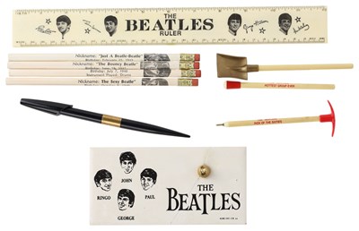 Lot 139 - THE BEATLES - ORIGINAL 60S MEMORABILIA INC UNUSED PENCILS.
