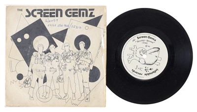 Lot 7 - THE SCREEN GEMZ - I JUST CAN'T STAND CARS 7" (INFLATABLE RECORDS)