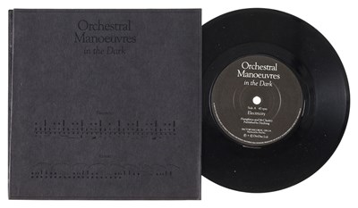Lot 8 - ORCHESTRAL MANOEUVRES IN THE DARK - ELECTRICITY 7" (ORIGINAL UK 'BRAILLE' SLEEVE COPY - FACTORY FAC 6)