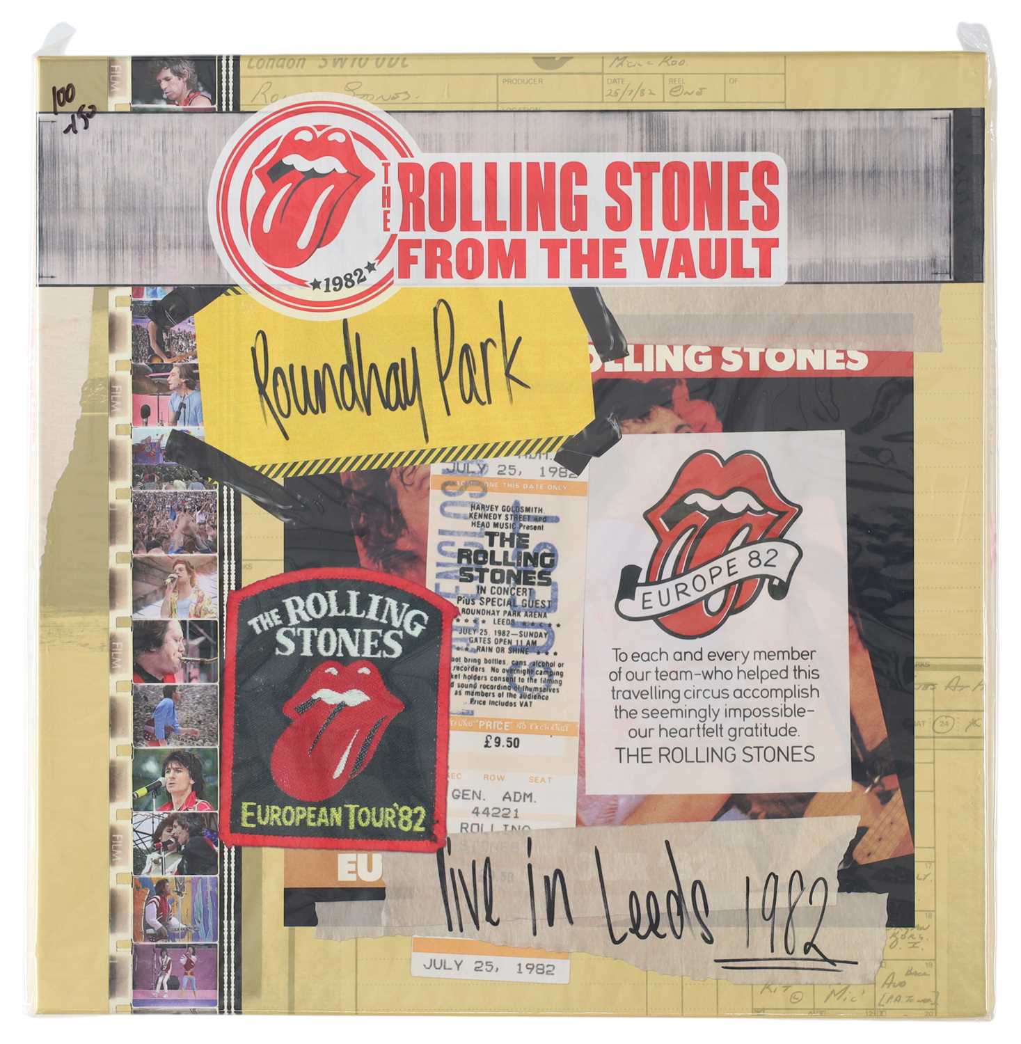 Lot 5 - THE ROLLING STONES - 'FROM THE VAULT - LIVE IN LEEDS 1982' BOX SET, JAPAN