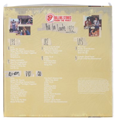 Lot 5 - THE ROLLING STONES - 'FROM THE VAULT - LIVE IN LEEDS 1982' BOX SET, JAPAN