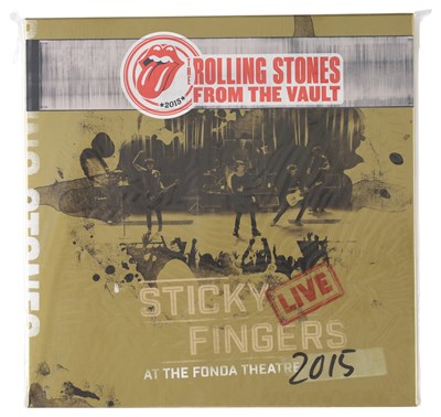 Lot 6 - THE ROLLING STONES - 'STICKY FINGERS LIVE AT THE FONDA THEATRE' LP LTD BOXSET