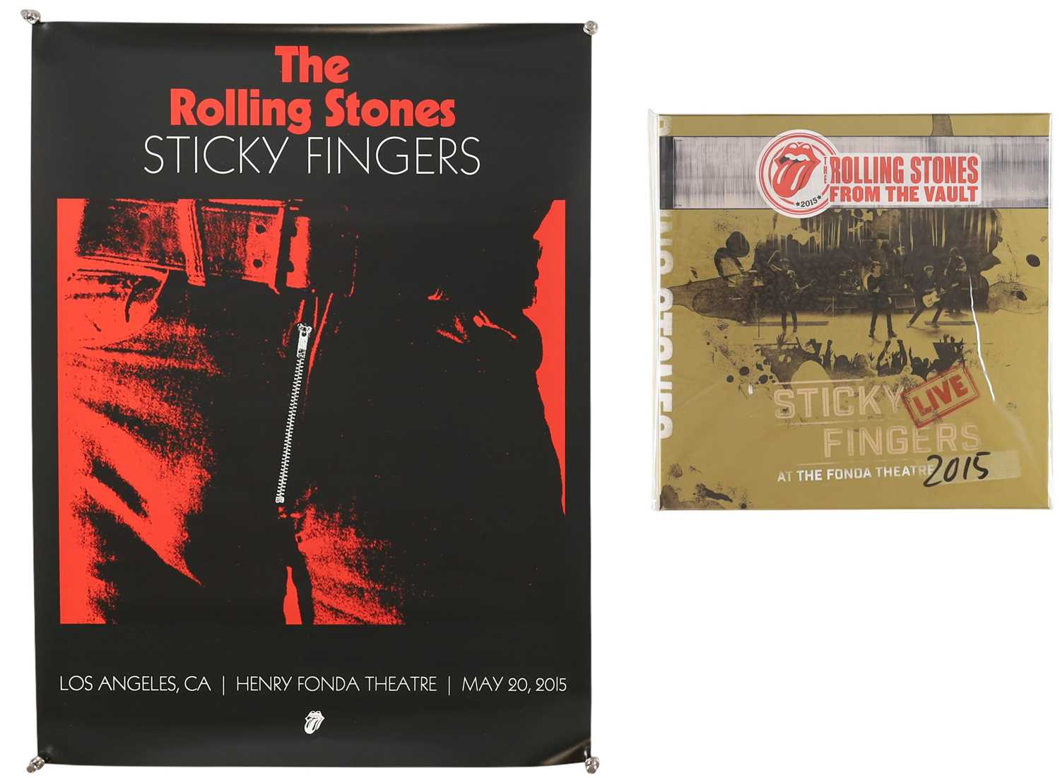 Lot 9 - THE ROLLING STONES - 'STICKY FINGERS LIVE AT THE FONDA THEATRE' LP LTD BOXSET
